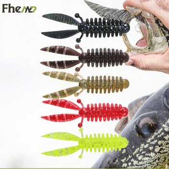 Palmer 55mm 1.9g PVC Soft Shrimp & Prawn Lure Bionic Crawfish Worm Bass Bait Without Hooks – Soft Lure – view 4