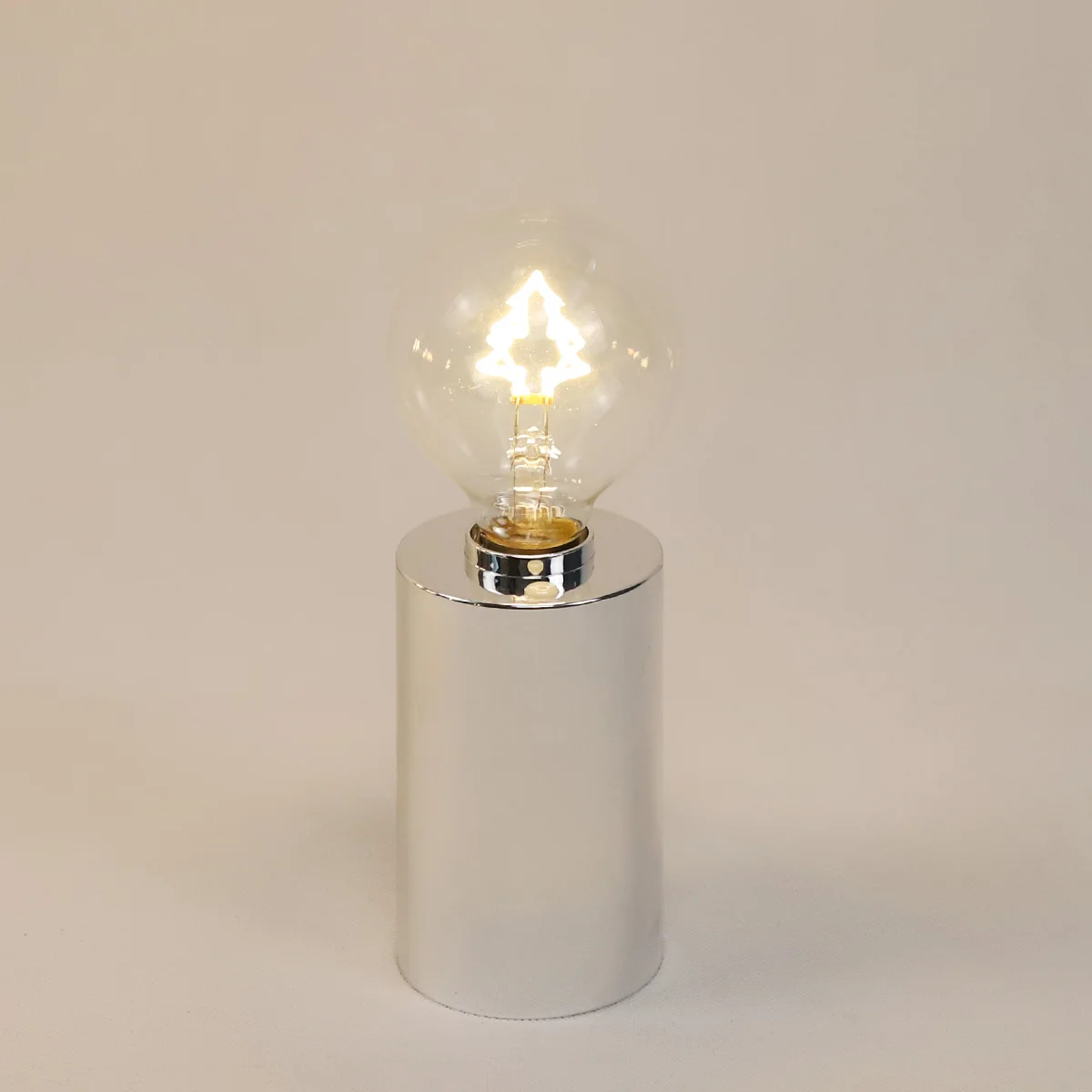 LED Retro MINI Bulb Bedroom Table Lamp With Base Desk Light Bulb Shape Bedside Table Lamp Light