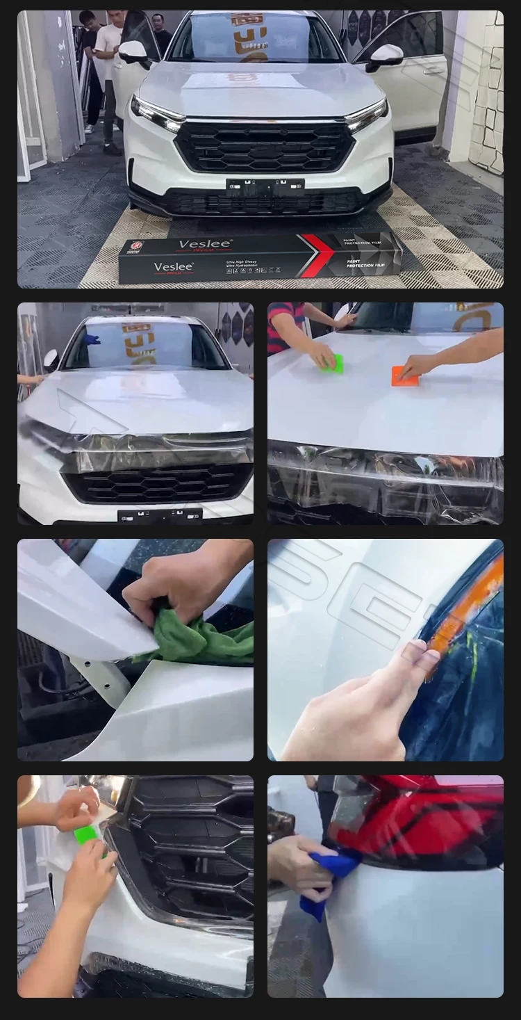 Clear Color Luxury Design Car Paint Protection Film with Hankol Glue for Premium Vehicle Protection