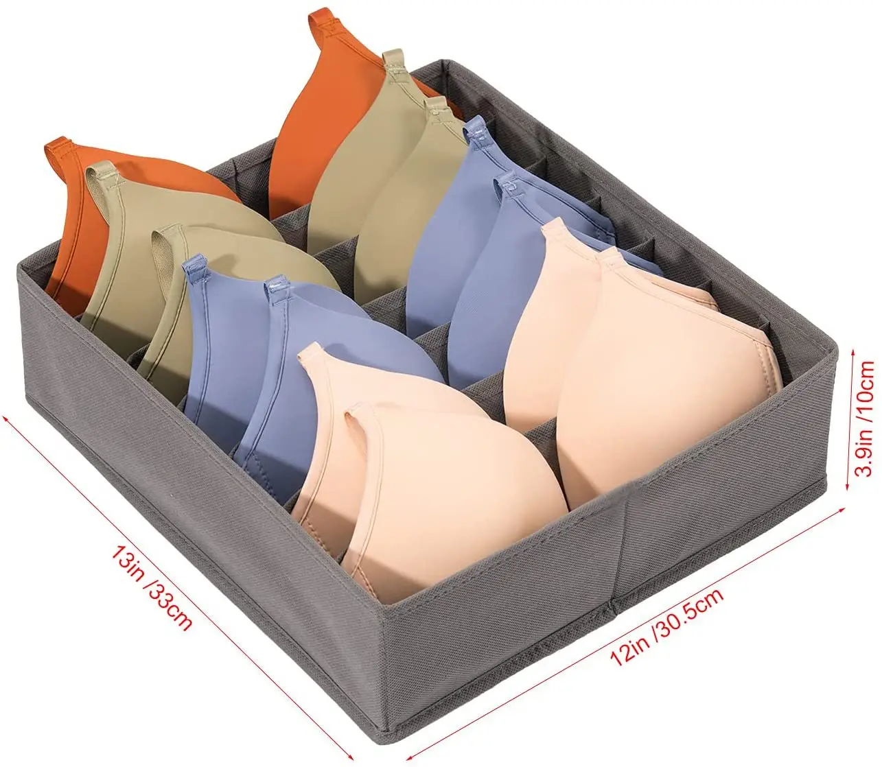 New drawer type divided underwear storage four-piece set of multi-cell saving organizer factory wholesale manufacture