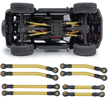CrazyHobby Brass High Clearance Links For TRX4M Bronco/Defender - Black Gold Upgrade - View #7
