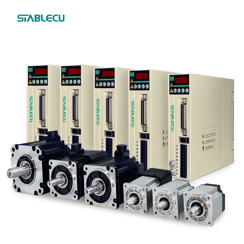 Mini AC Reversible 30nm Induction Servo Motor Single & 3-Phase 0.75kw 1kw 2kw for Wood Pellet Stove Burner Waterproof