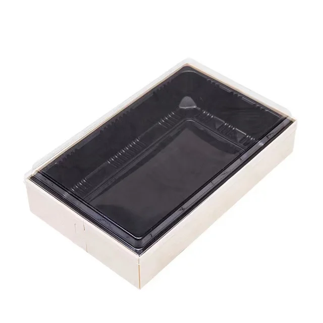 Disposable wooden sushi packaging box Food Container Gift Box Wholesale Wood Packaging Box