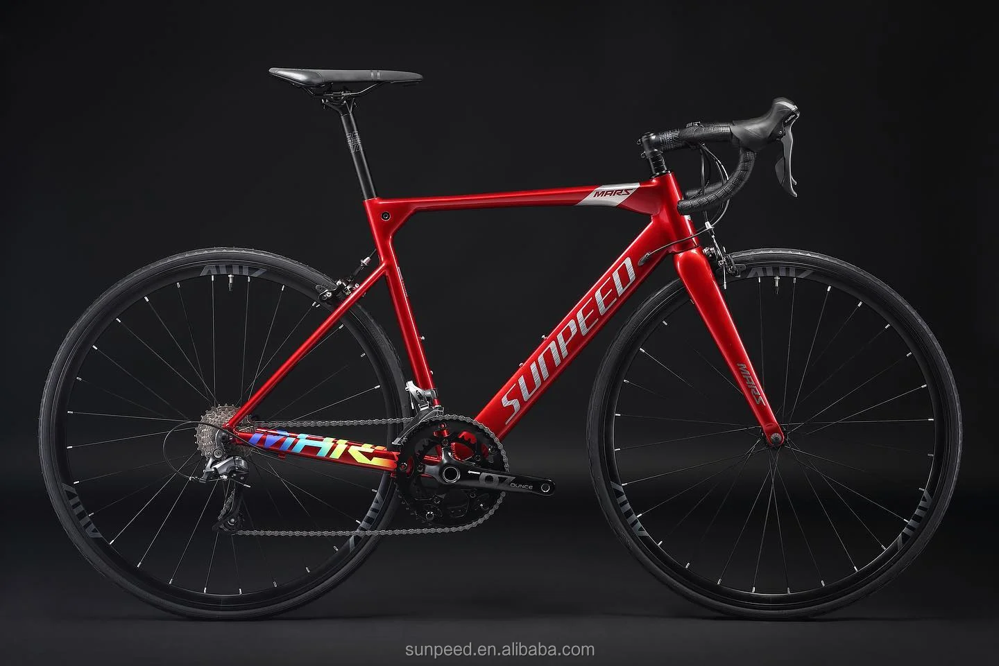 激安セール 高品質 アルミ SUNPEED MARS 16速 ロードバイク 軽量アルミ