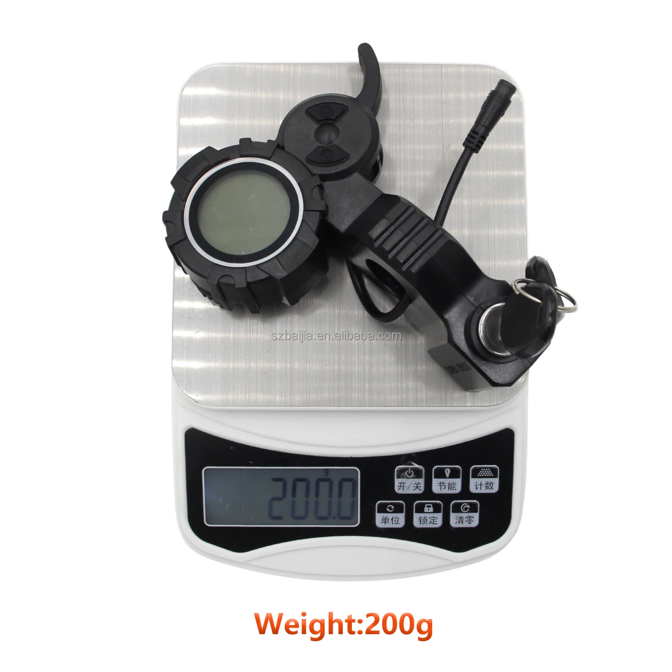 48V LCD Display With Locking Instrument Dashboard Accessories Kickscooter Parts throttle controller for E-BIKE Electric Scooter