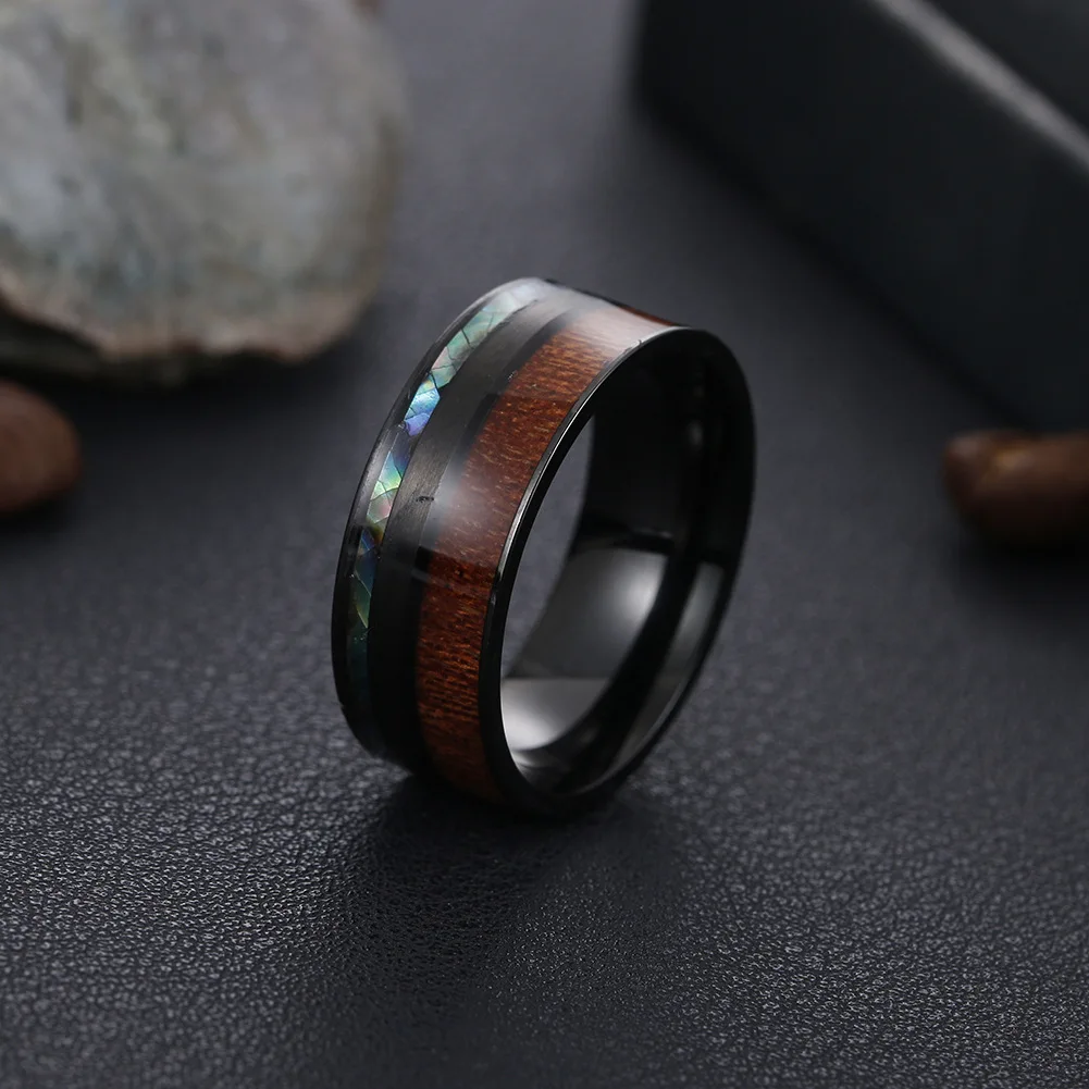 Boda Anillo Madera Hombre Anillo De Boda Para Hombre Anillo De
