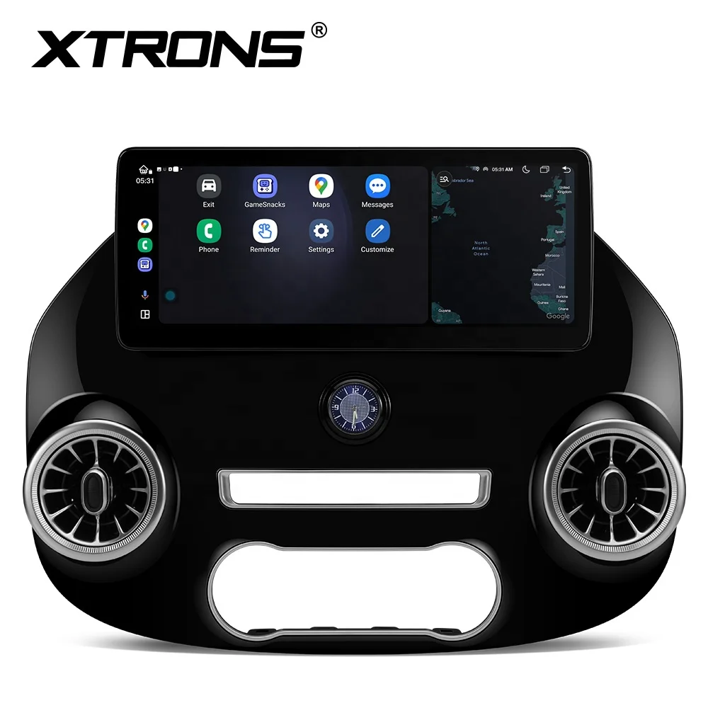 XTRONS 12.3 Inch Universal Android Car Stereo 8667N 2+32GB Round Corner Global 4G DSP Images for Illustrative Purposes Only