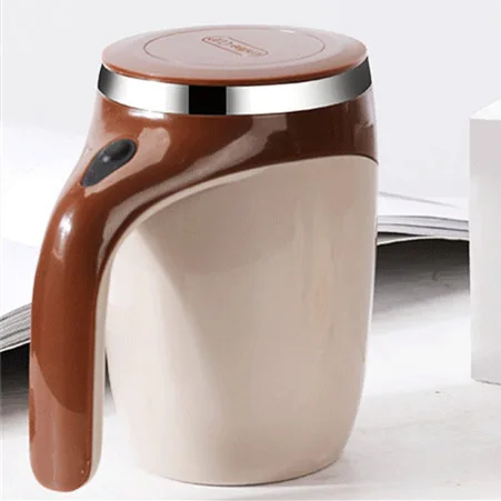 Automatic Magnetic Stirring Coffee Mug, Rotating Home Office Travel Mixing  Cup Funny Electric Stainless Steel Self Mixing Coffee Tumbler