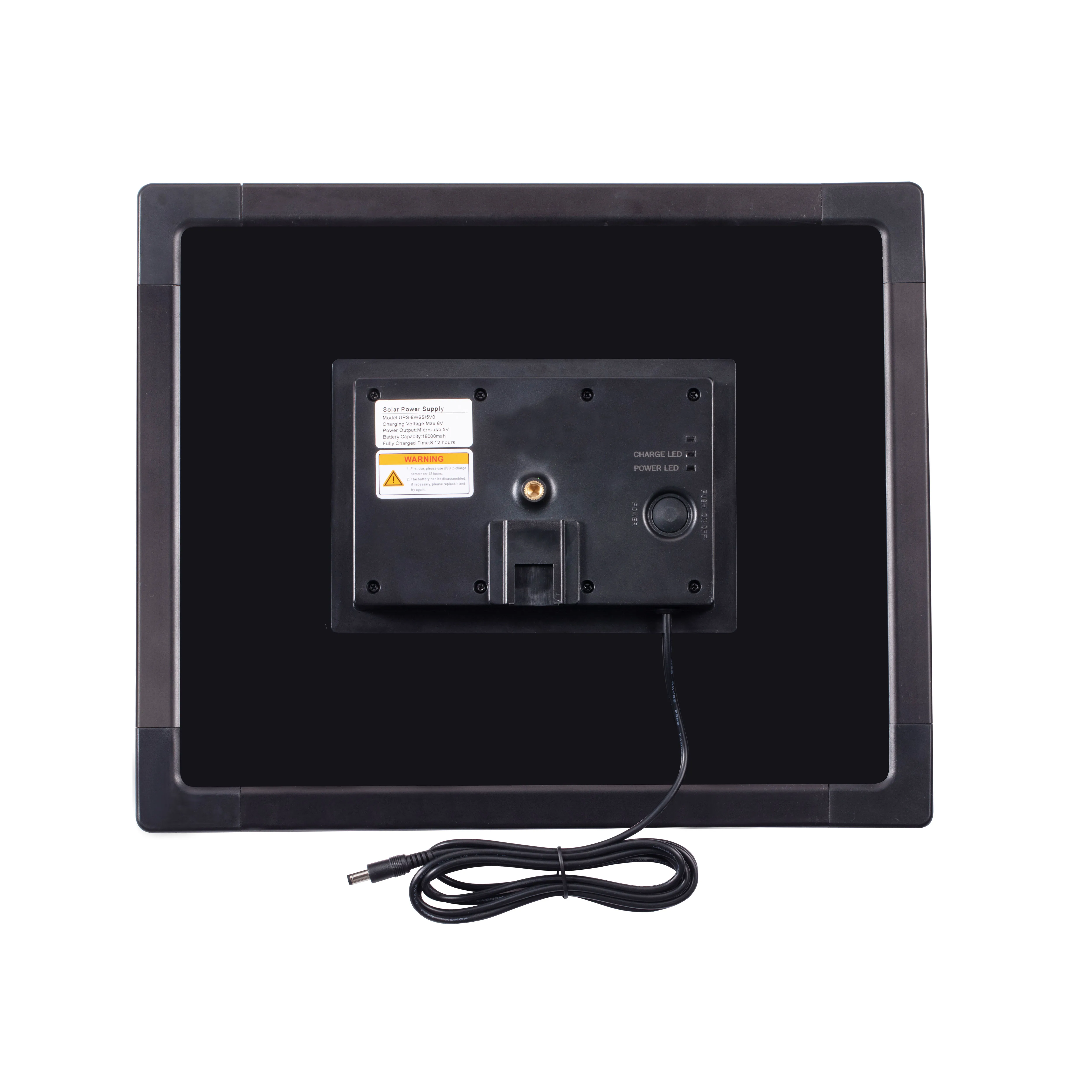 NICOLA Pannello solare da 9 W/5 V con cavo di ricarica 3 in 1 per telecamere di sicurezza, caricabatterie solare impermeabile IP66 | Leroy Merlin NICOLA Pannello solare da 9 W/5 V con cavo di ricarica 3 in 1 per telecamere di sicurezza, caricabatterie solare impermeabile IP66 | Leroy Merlin