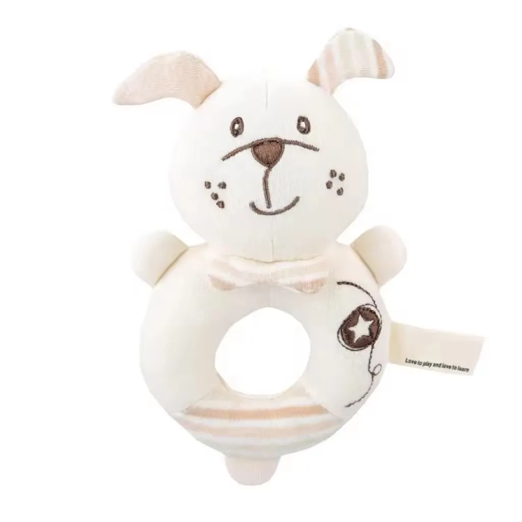 Детские Развивающие мягкие детские игрушки на заказ Погремушки Мягкие Мультяшные милые плюшевые погремушки животные