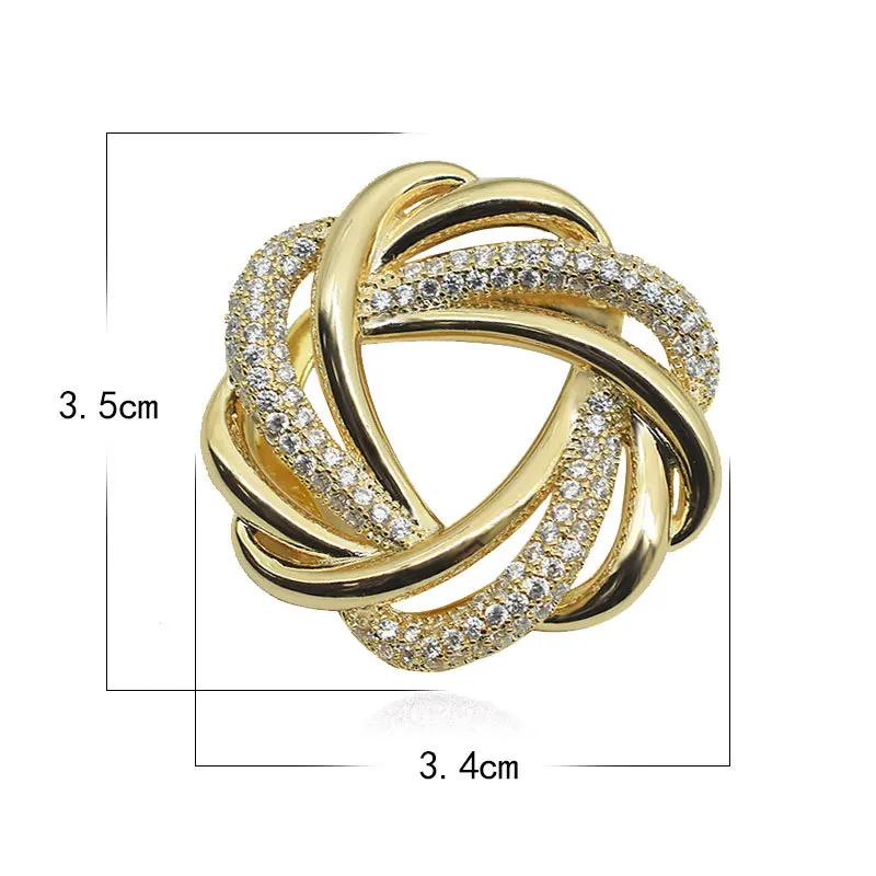 dual use rhinestone brooch pins crystal