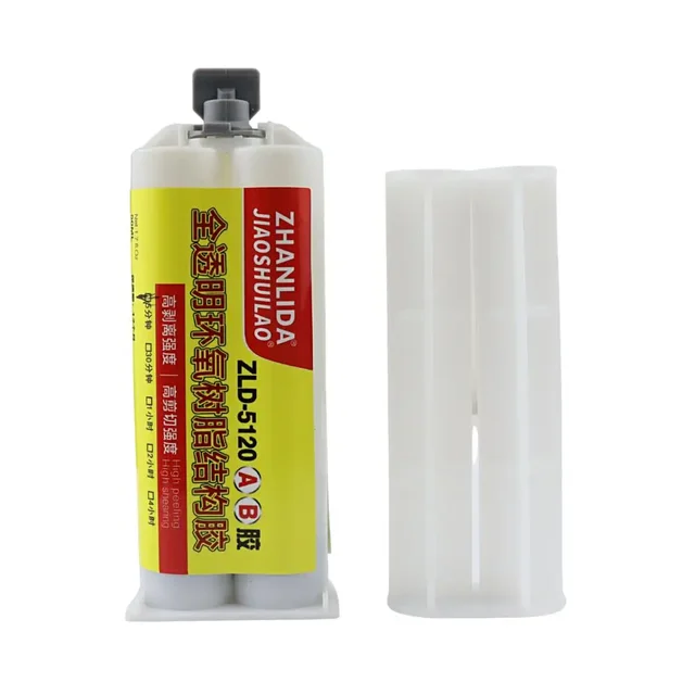 50ML AB Structural Adhesive Epoxy Resin Liquid Weld Ceramics Marble Super Strong Glue For Rockery Landscaping Vases Pots Wood