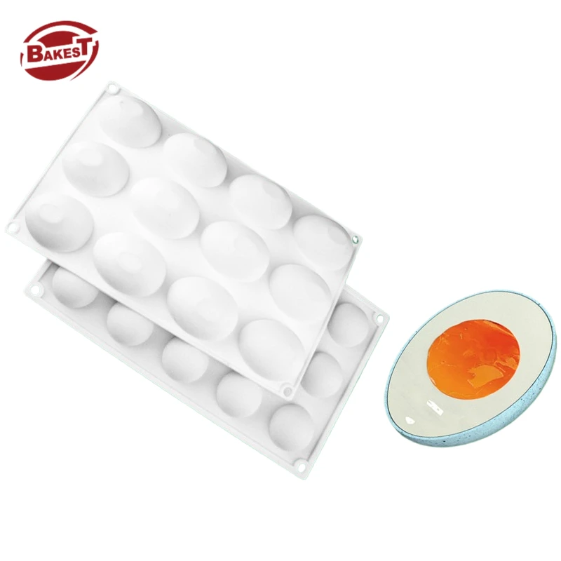 French Style Silicone Mousse Cake Mold - 6 Cavity Non-Stick & Flexible Oven Safe 446°F/Freezer Safe Easy for Baking