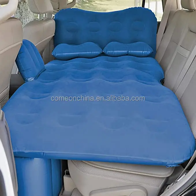 Wholesale Inflatable Flocking Pvc Car Back Seat Air Mattress Travel Bed