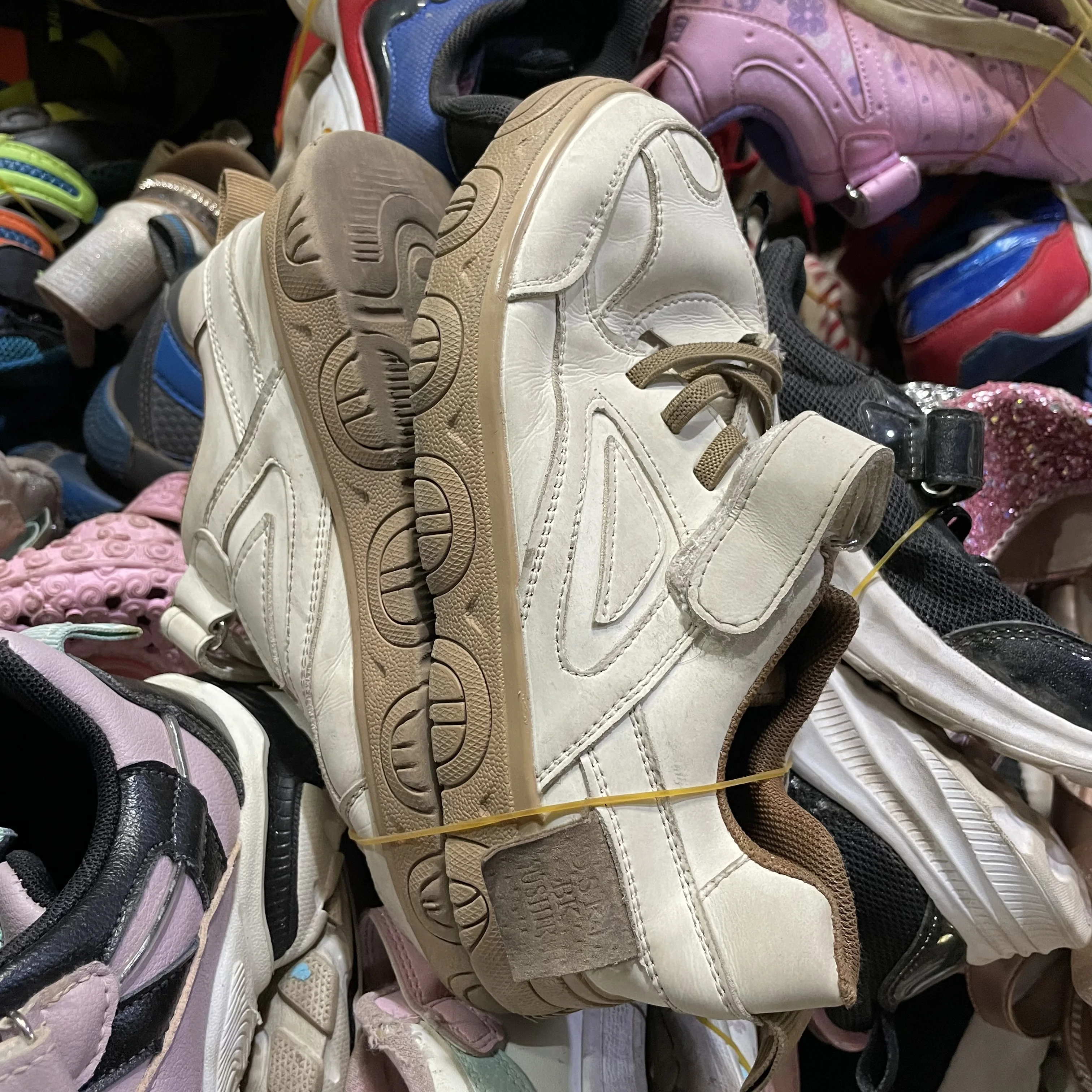 Wholesale Cheap Original Second Hand Shoes Kampala Uganda Shoes for Women  by kg