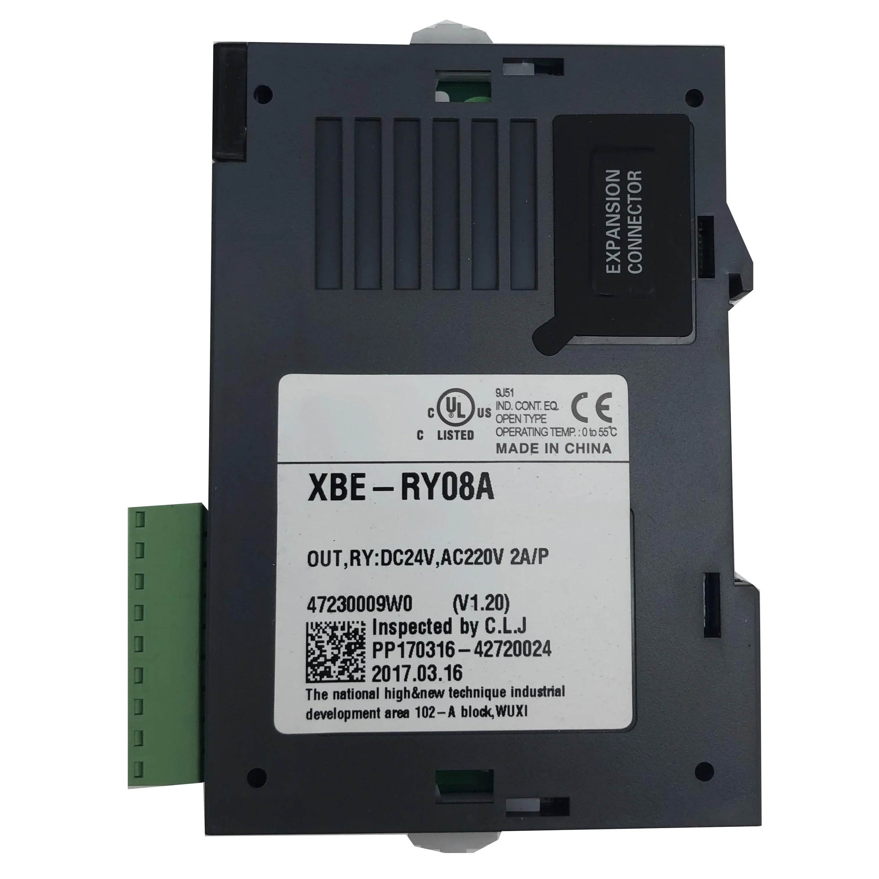 New Original XBE-RY08A XBE series PLC relay output expansion module with 8-channel relay output. It features reliable contact output, strong load driving capability and excellent anti-interference performance.