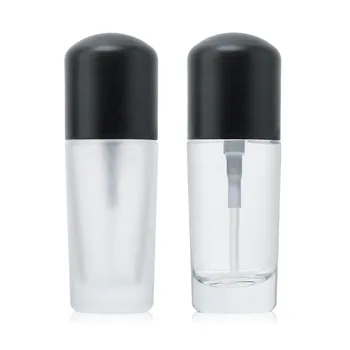 Luxury 30ml custom liquid foundation empty glass bottle make-up lotion pump bottle for skincare BB cream liquid foundation