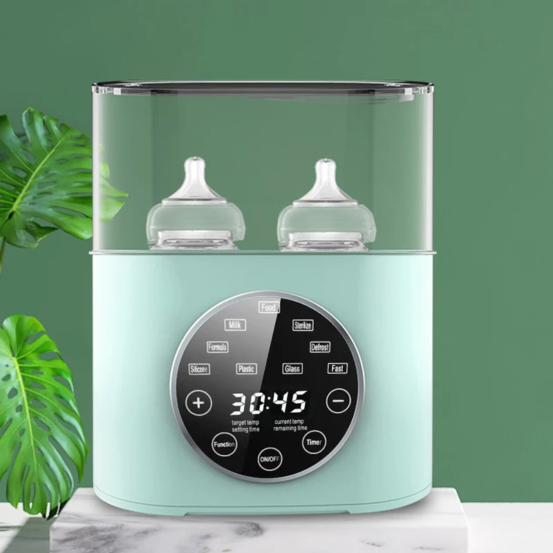 Multi Function Round Touch Screen Baby Milk Feeding Bottle Disinfection Milk Bottle Warmer Portable