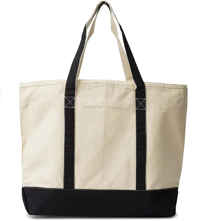 Customized Ladies Single Shoulder Canvas Tote Bag Fashionable Cotton Canvas with Plain Print Logo Reusable for Gift Shipping manufacture