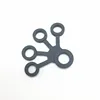 Fan-shaped dark gray medium intensity