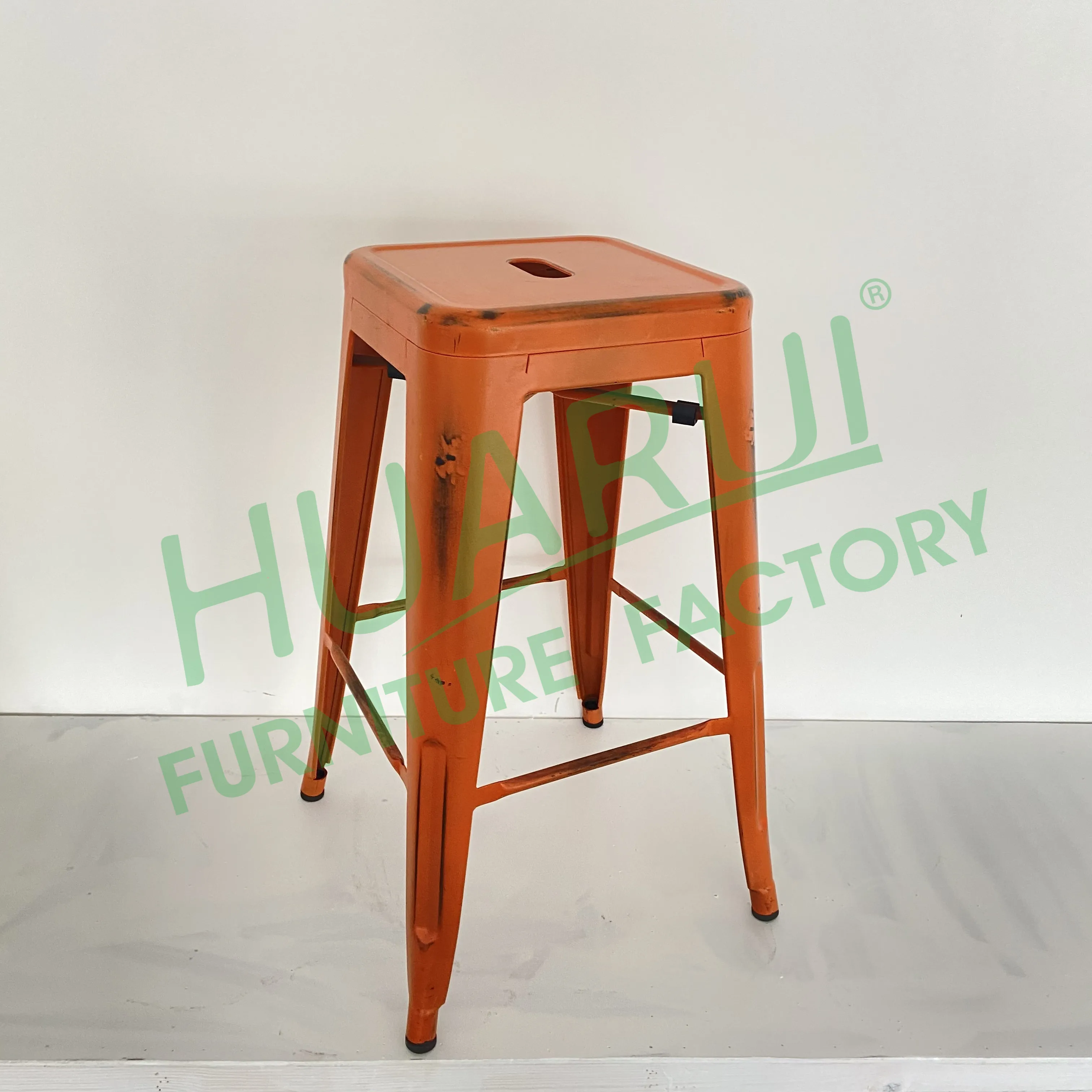 
 Современный металлический стул из железа для столовой, индустриальной красоты  