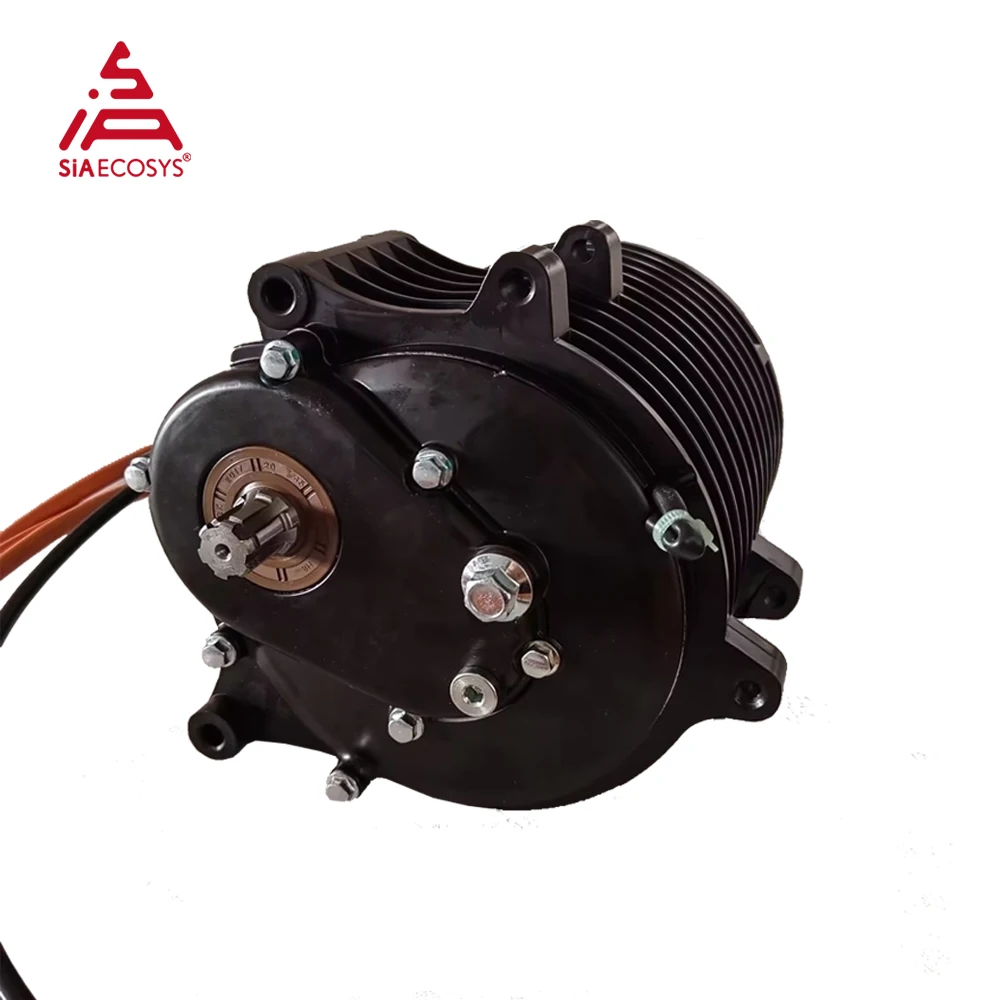 New Arrival QS138 70H V3 72V 100kmph Mid Drive Motor with 1:2.35 