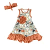 Halloween Pumpkin Ghost Sleeveless Dress
