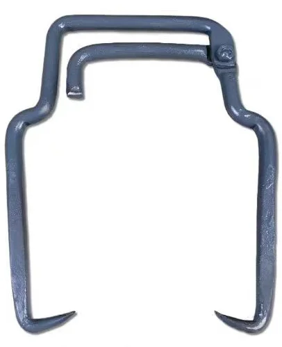 Forge Steel Adjustable Multiple Masonry Freezer Holder Ice Block Clamp Ice Cubic Clip Tongs