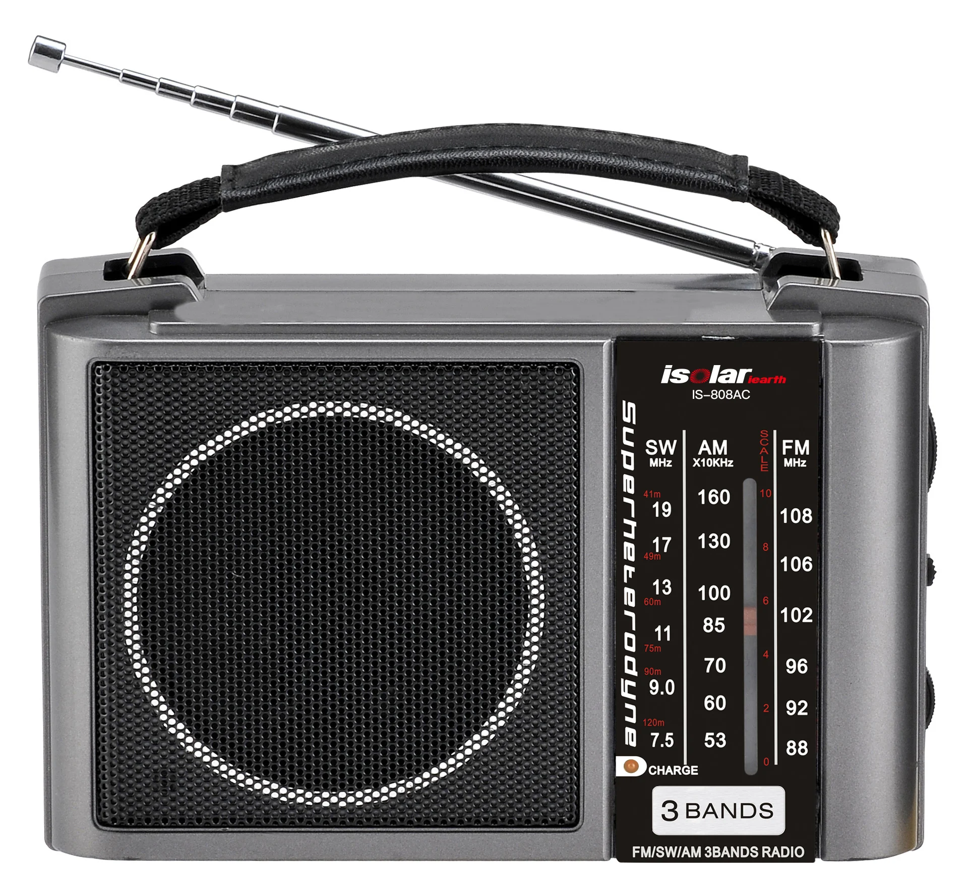 高品質受信 卓上ラジオ 屋内向け マルチバンド短波ラジオ FM SW AM対応