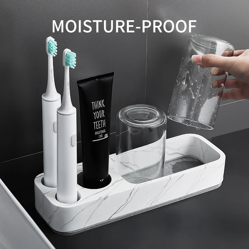 Санитарная посуда для ванной комнаты, влагопоглощающий мраморный полимер, держатель для зубной щетки диатомит