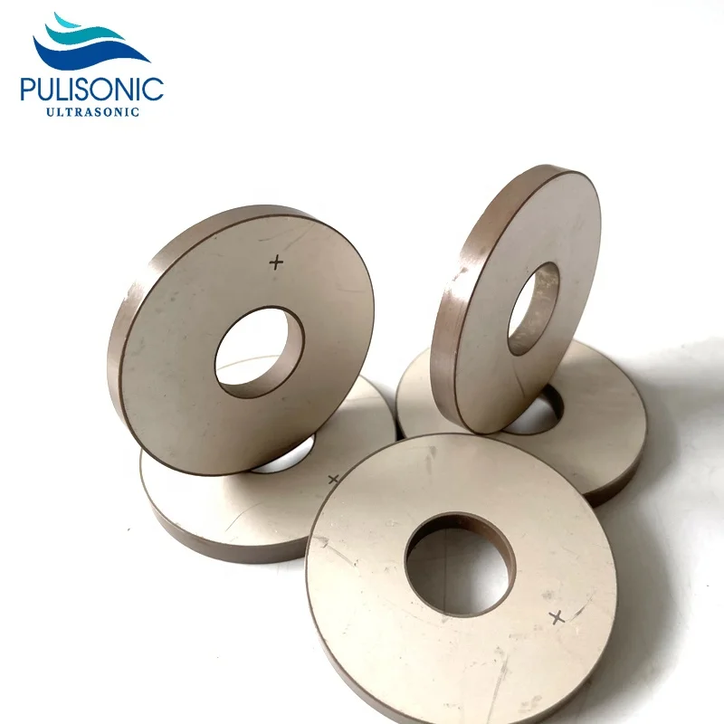 Custom Ultrasonic Transducer Piezo Ceramic Ring Pzt 5A Humidifier Disc Plate 40Khz Element Alumina Ceramic Material