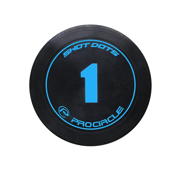 Customized Design Good Material Rubber Customize Logo Poly Spot Marker Agility Dots for Sport Training