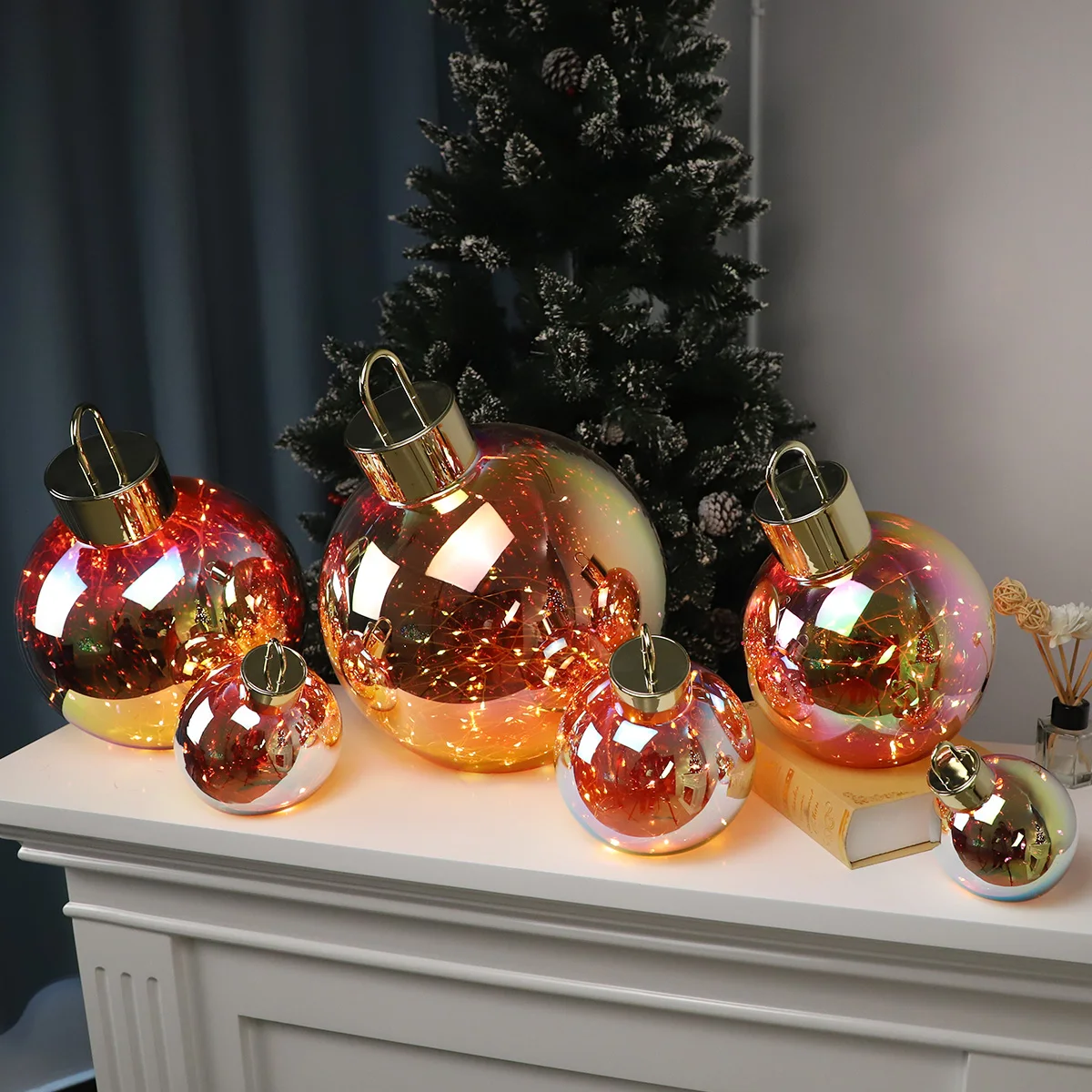 xmas decorations large glass polish christmas glass decoration balls ornaments personalized