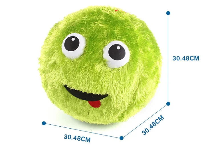 Fuzzy Monster Ball Bola Inflável Peluda 23cm 