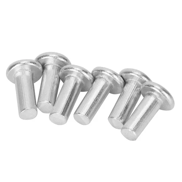Factory direct sales Stainless steel Solid round head rivets metal rivets Mushroom head steel rivets