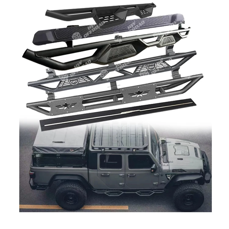 4x4 Power Step Running Board Nerf Bar Electric OE Style Side Step Door Step For Gladiator JT 2018