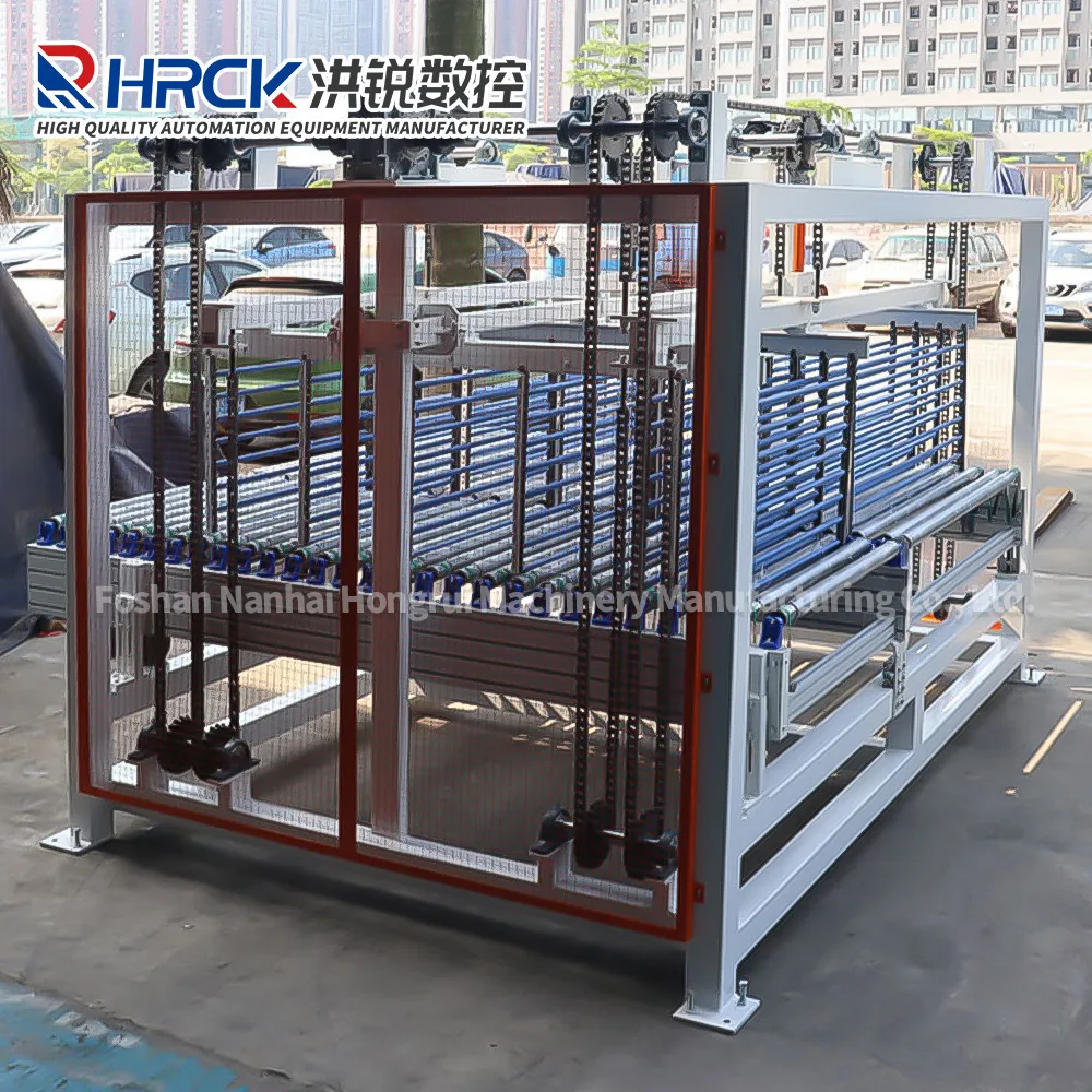 Precise wood management, automatic lifting cache bin