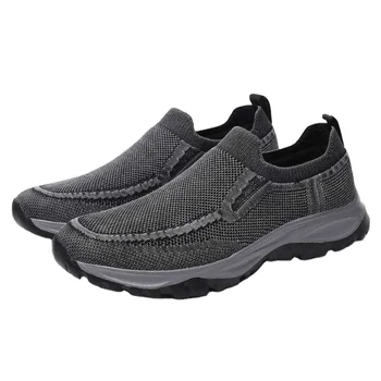 ODM OEM Customized Brand Women Summer Water Washed Fly Knit Shoes Men's Mesh Breathable Casual Shoes Men Shoes