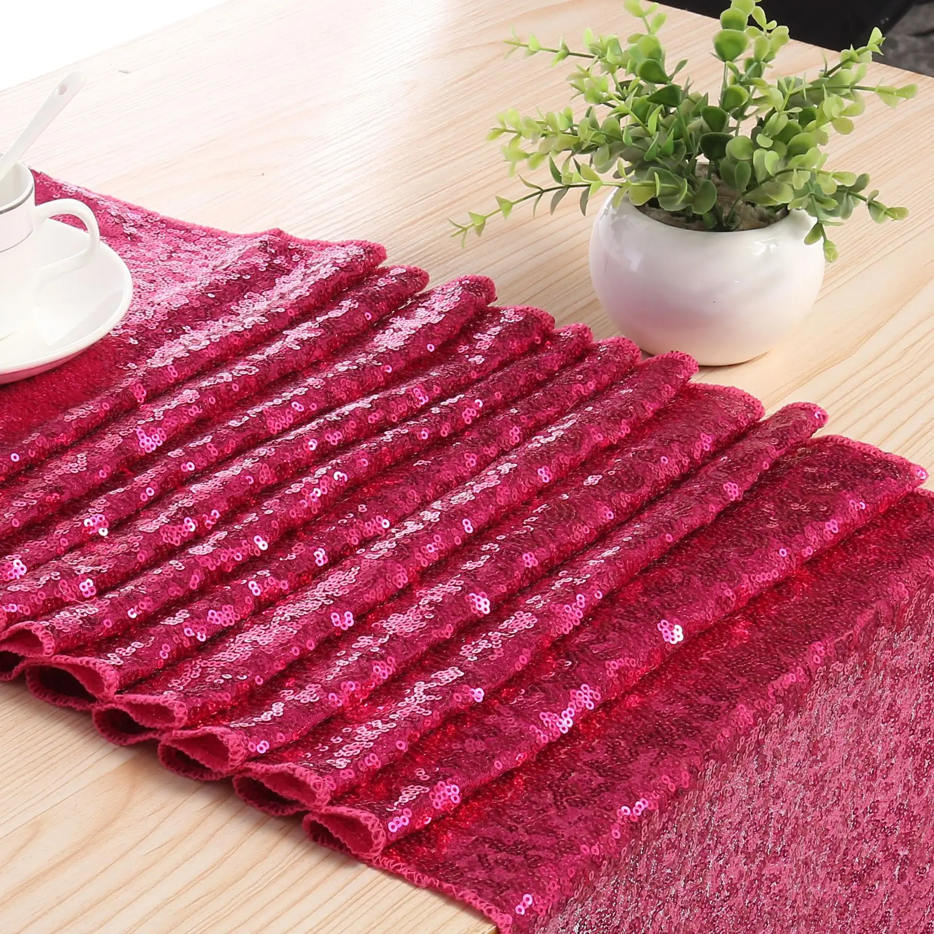 Golden Table Runner Silver Rose Gold Sequin Table Runner Gold Silver