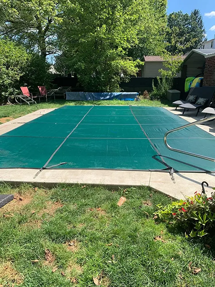 Bn Outdoor Pool Cover With Safety Cover Installation Tool Retractable