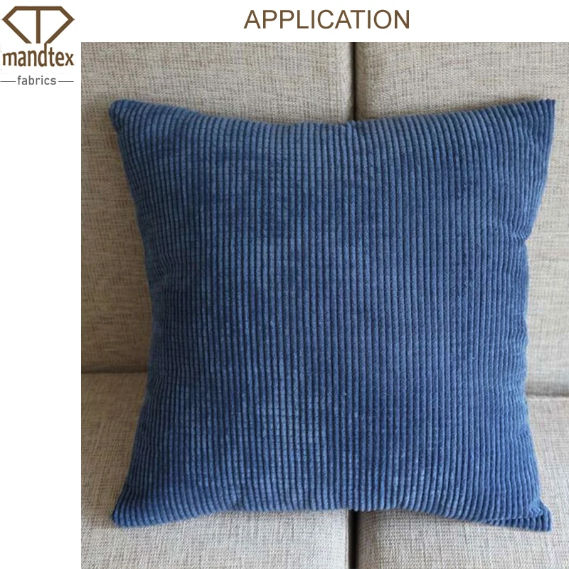 
Мебель для дома, текстильная ткань, полиэфирная ткань, текстильная полоса, текстура 4,5 wale, Вельветовая кукурузная ткань для подушки 