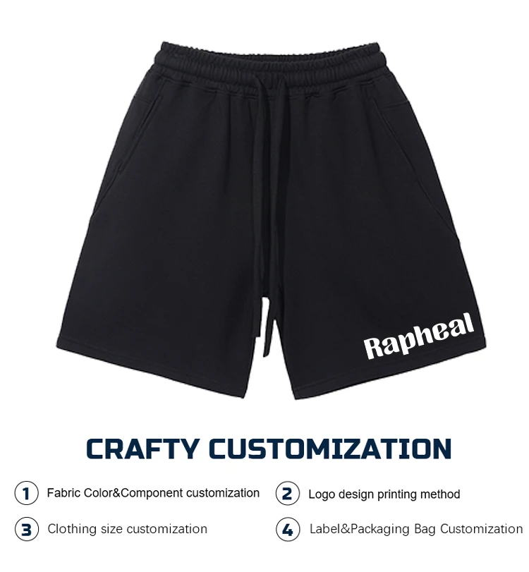 Oem Custom Cotton Shorts Men Fitness Sports Training Running Short Pants Men's Gym Shorts Men
