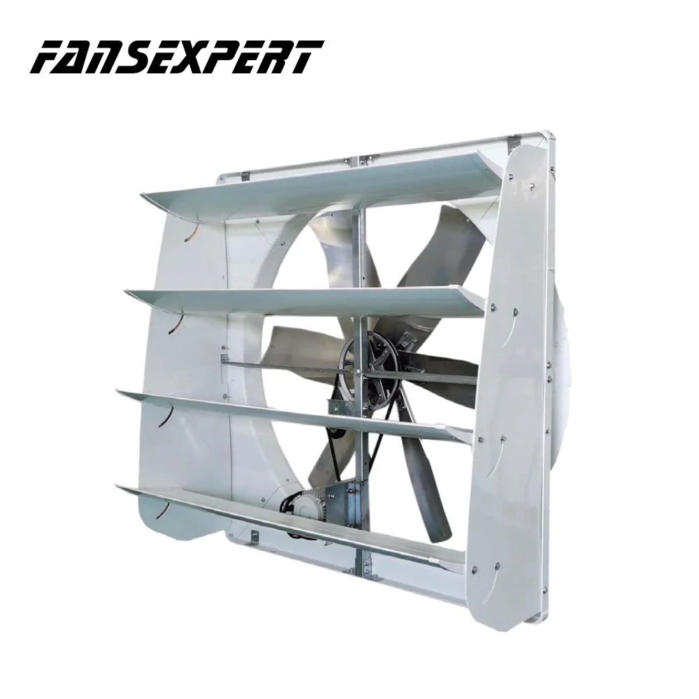 Steel Aluminum Exhaust Fan, 55in/72in, 230V, Electric - detail 4