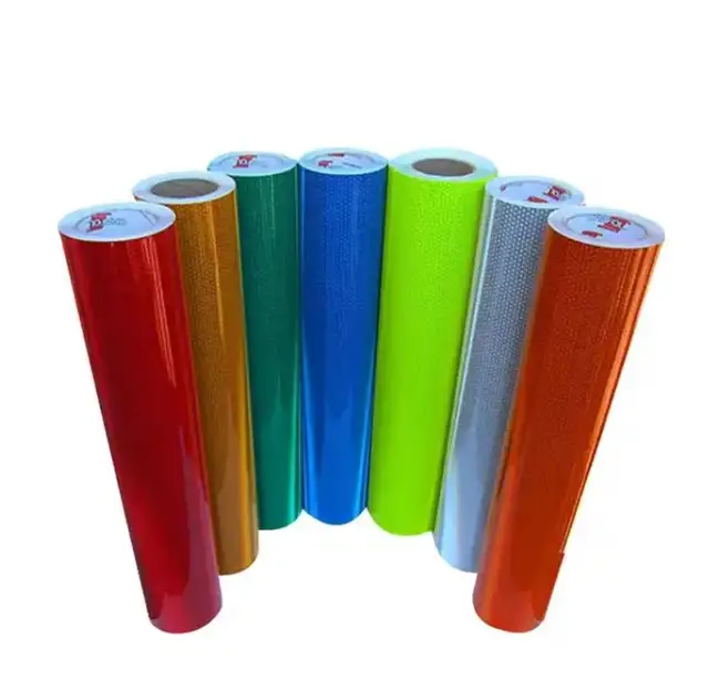 Signapex 2024 China Fine Quality Advertising Reflective Sheeting Reflective Sticker Roll Reflective Film For Advertisement Signs