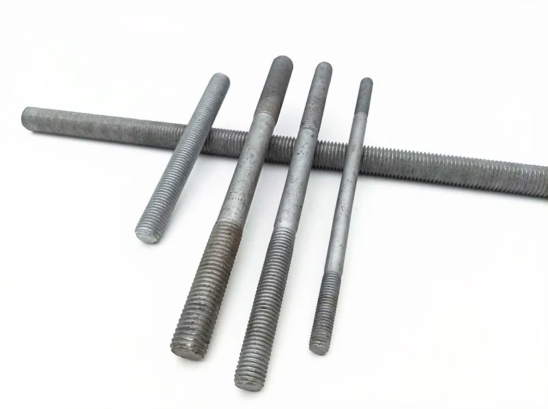 Din975 Din976 Unc Unf Stud Bolt Threaded Rod Hot Dip Galvanized/zinc