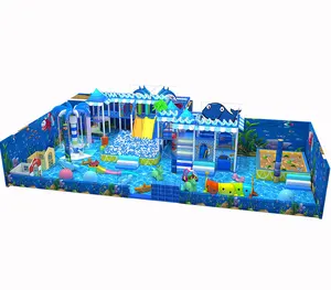 Candy Theme Custom Design With Ball Pit Amusement Park Equipment Soft Play Area Kids Indoor Playground
