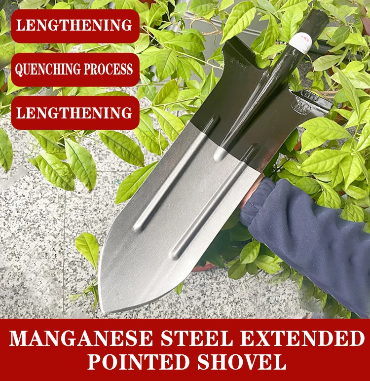 product one stop service oemodm farm spade carbon steel shovel garden farming shovel with   handle for garden-2