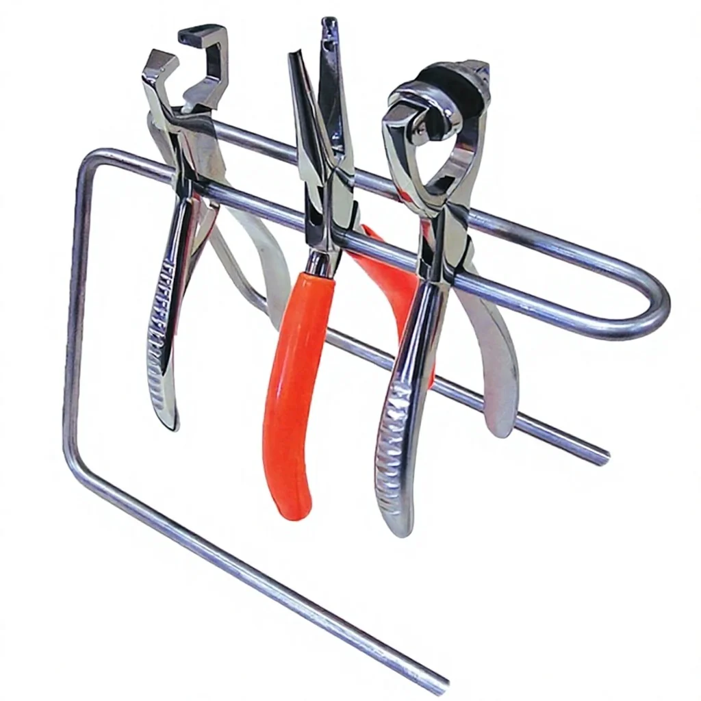 Stainless Steel Orthodontic Instrument Holder Shelf Rack Dental Instrument Organizer Tray Autoclavable OEM Manufacturer