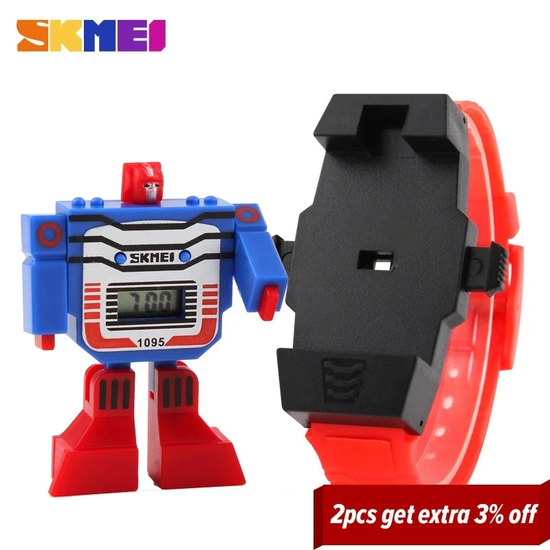 SKMEI 1095 Cartoon Kids Digital Wristwatch