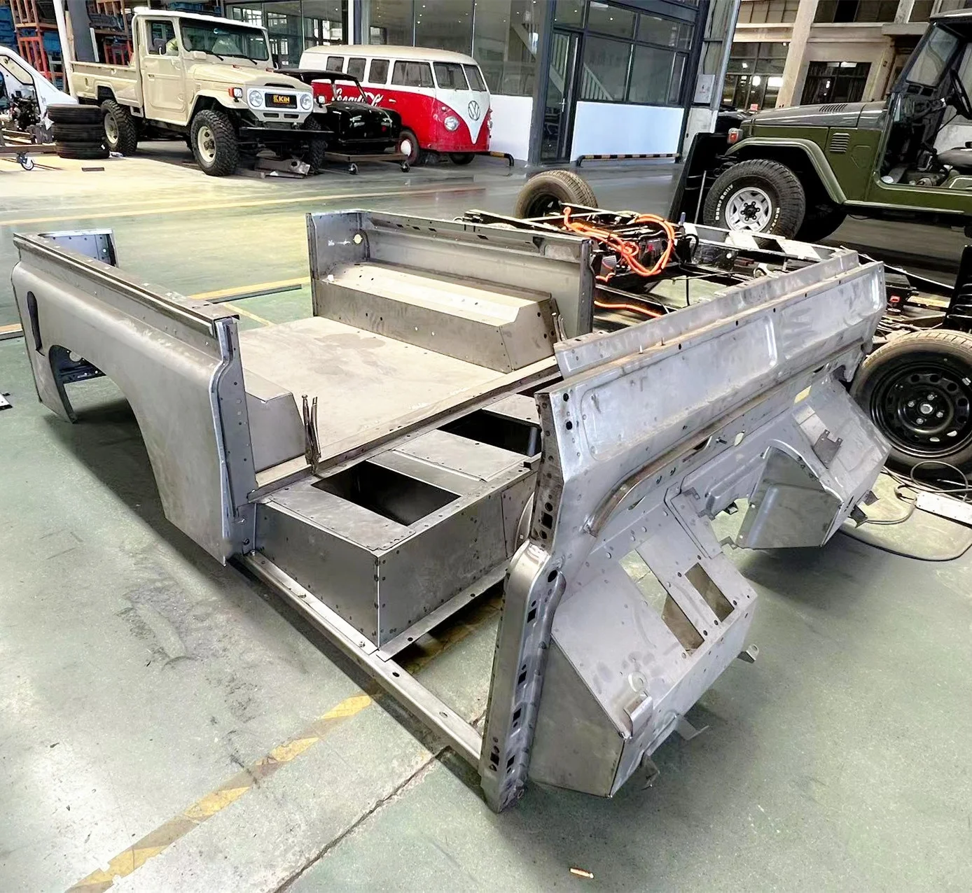 Aluminum Land Rover Defender 110 Rear Body Tub - OEM AQA711080, New ...